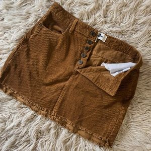 INDIGO REIN CORDUROY SKIRT